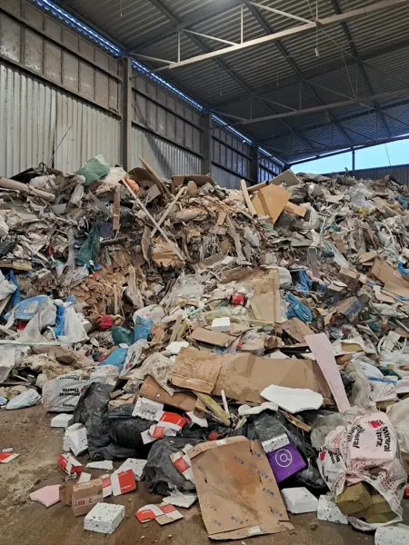 Zmiešané odpady zo stavieb a demolácií – ukážka